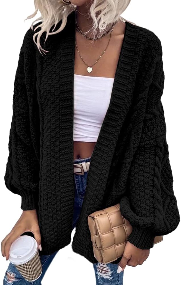 Dyexces Womens Oversized Cardigan Sweaters for Cozy Style