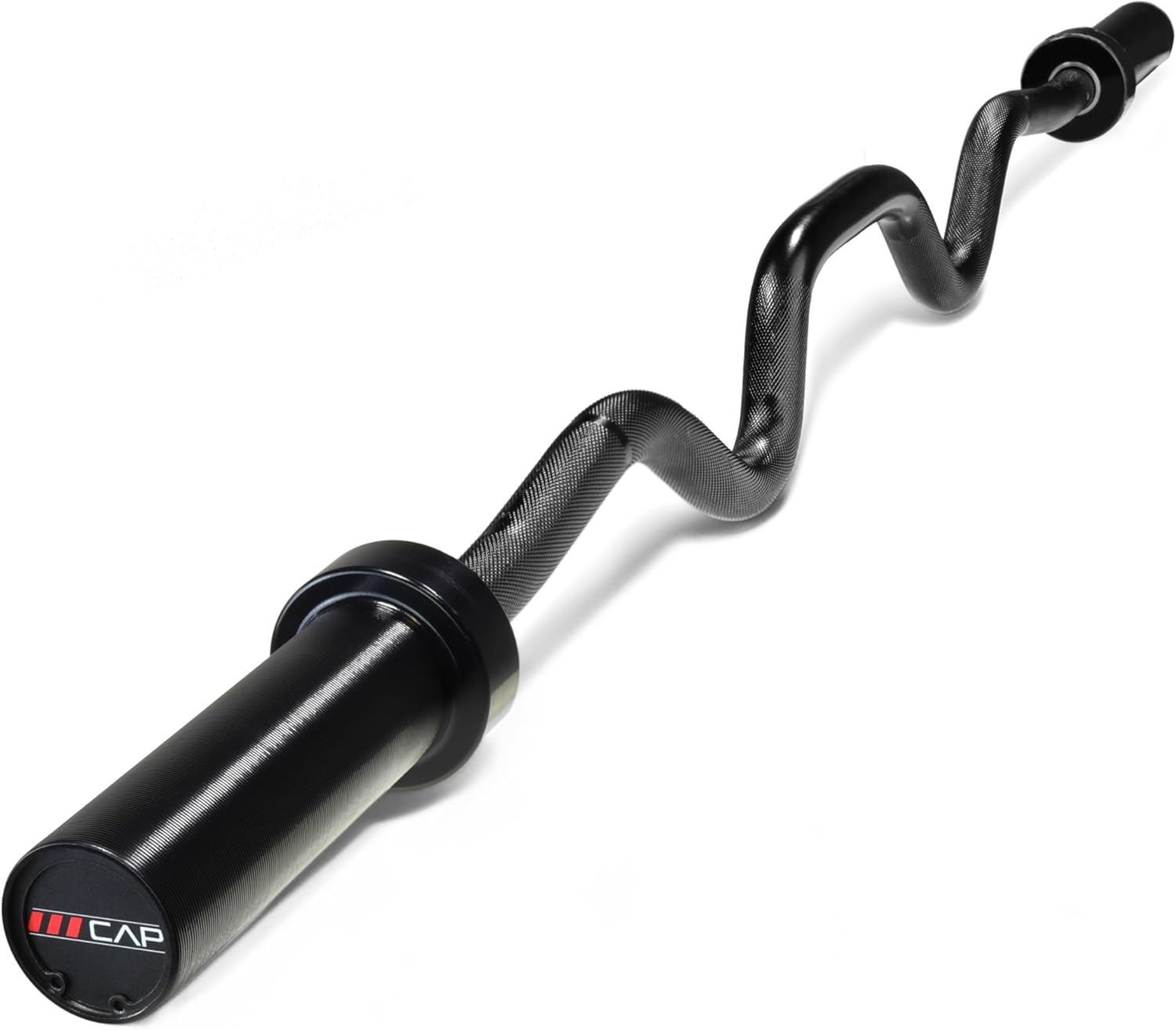 CAP Barbell 48-Inch Super Curl Olympic Barbell for Strength Training
