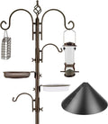 Bird Feeding Station Kit with Squirrel Baffle and Suet Cage