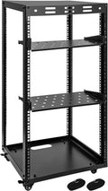 20U Server Rack Open Frame Wall-Mount Rack - Compact, Ventilated 20U