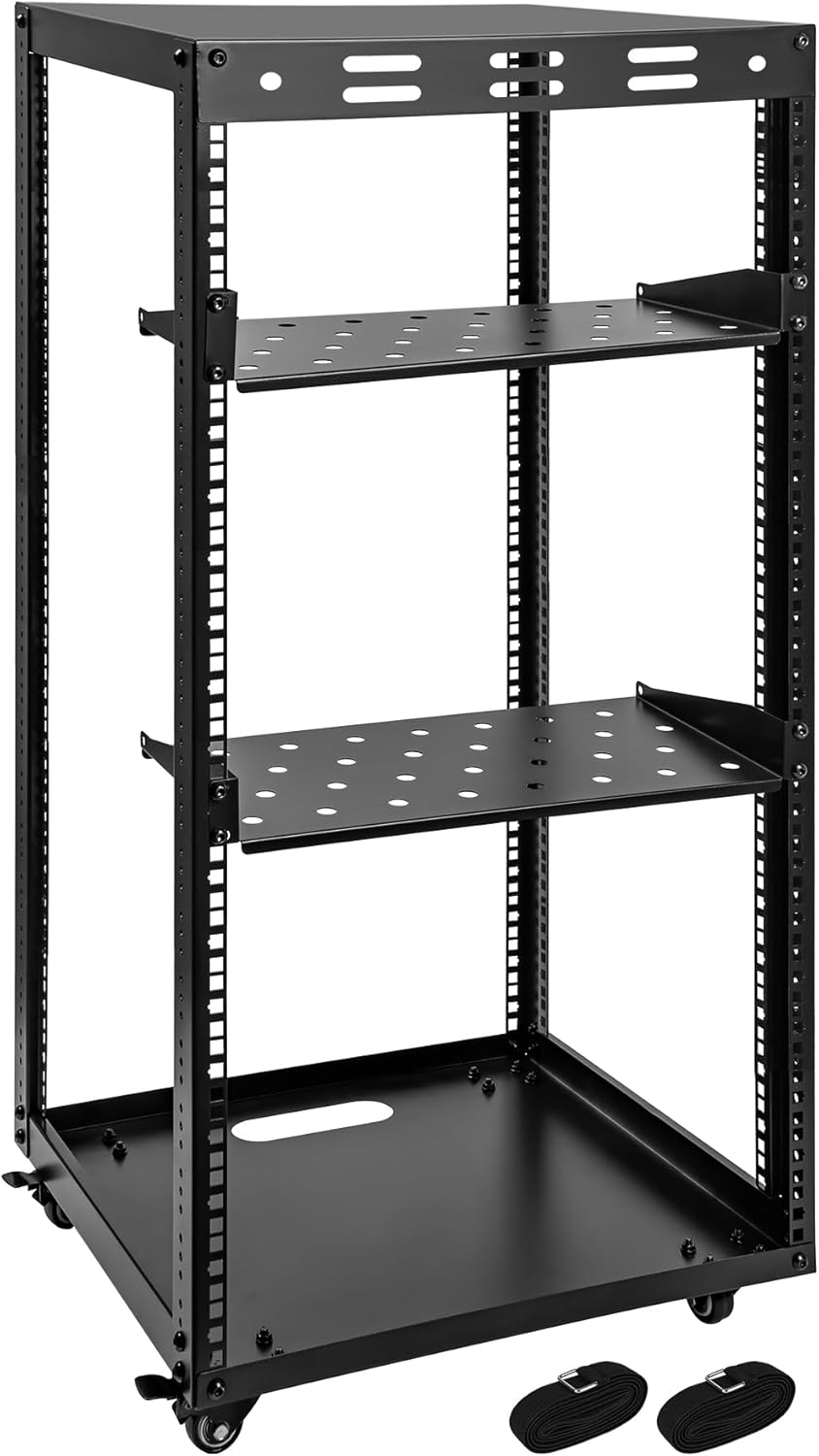 20U Server Rack - Versatile Open Frame IT Rack for Equipment