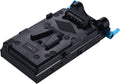 V Mount V-Lock Battery Plate Adapter with NP-FW50 Dummy - Quad Output