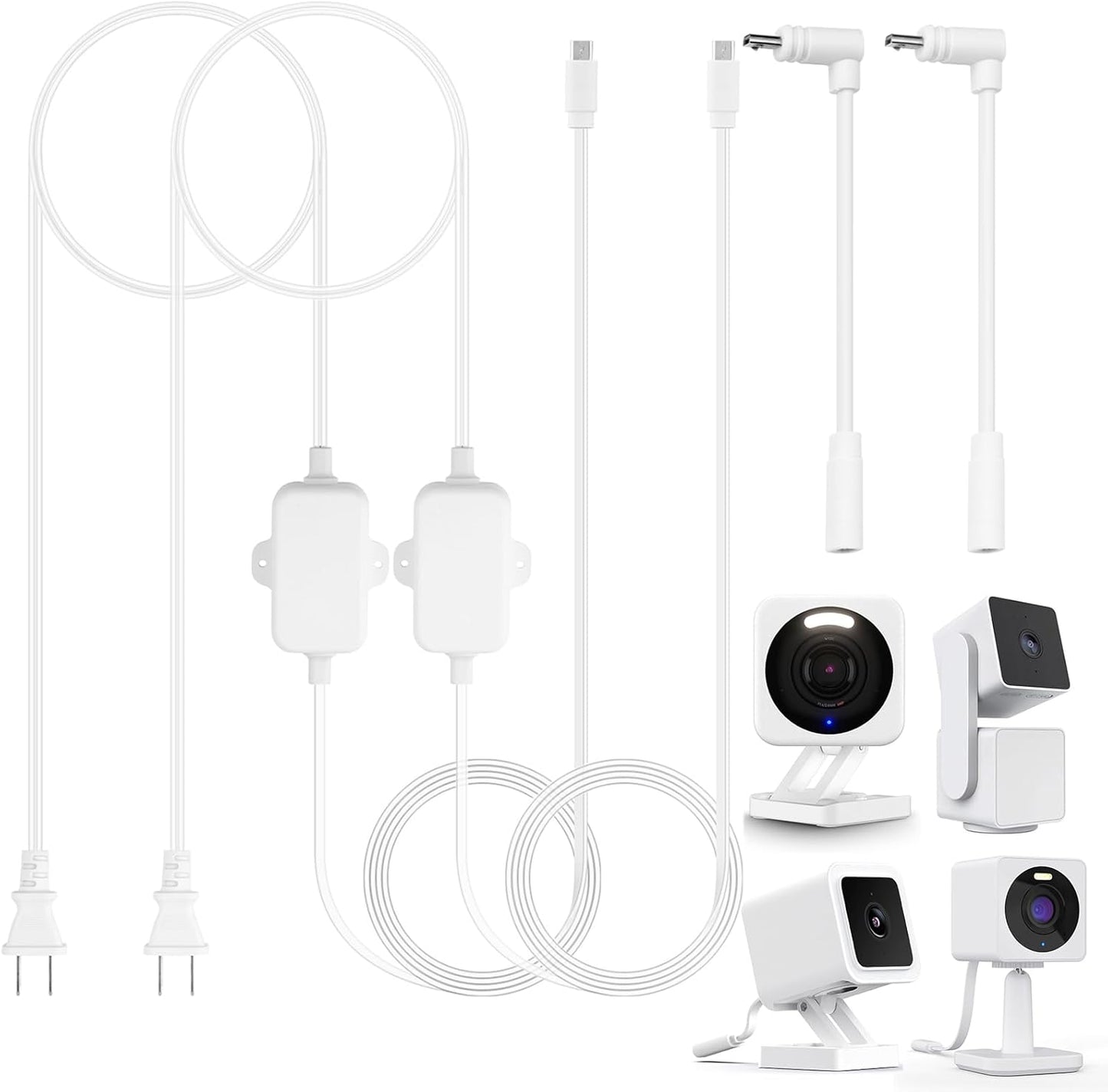 Waterproof 13Ft Cable for Wyze Cam - No Charging Head Needed