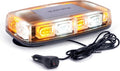 Xprite 12in 72LED Rooftop Mini Strobe Light Bar - Magnetic Safety