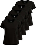Women's 5 Pack Short Sleeve Workout T-Shirts - Performance Value