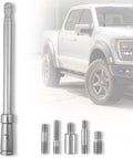 RECON 8in Aluminum Mast Style Antenna - Sleek Durable Upgrade