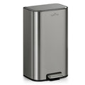 mVm 8 Gal Kitchen Trash Can Step Trash Can with Lid - Smooth, Quiet
