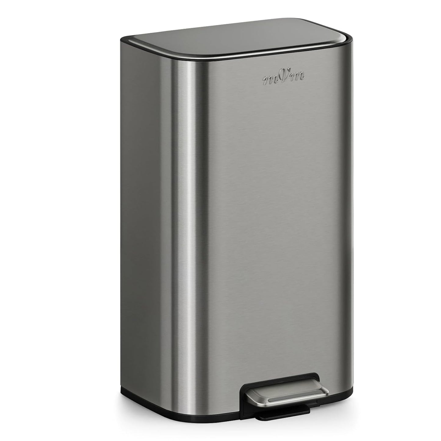 mVm 8 Gal Kitchen Trash Can with Lid for Home Office Use