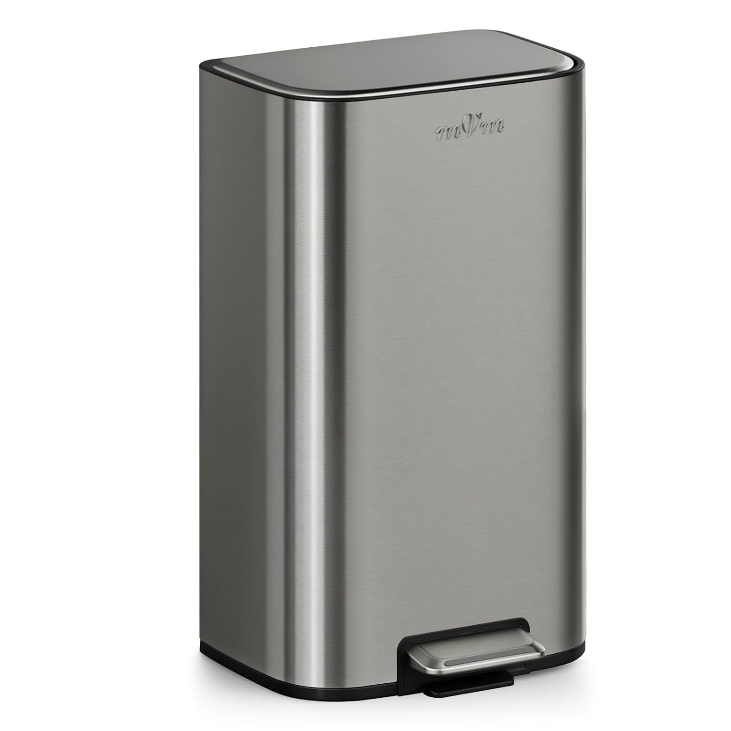 mVm 8 Gal Kitchen Trash Can with Lid for Home Office Use