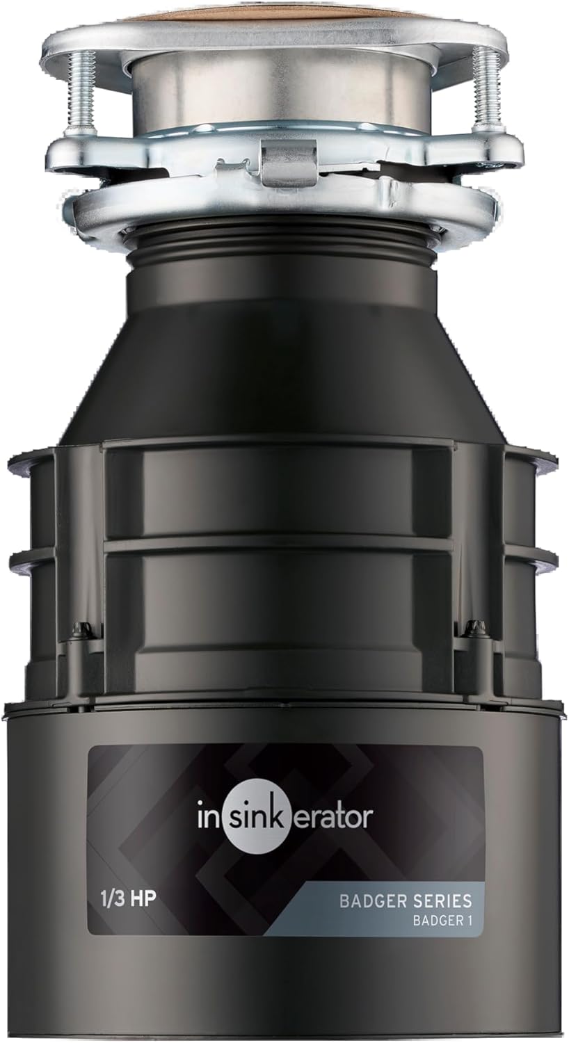 InSinkErator Badger 1 Garbage Disposal, 1/3 HP Continuous Feed