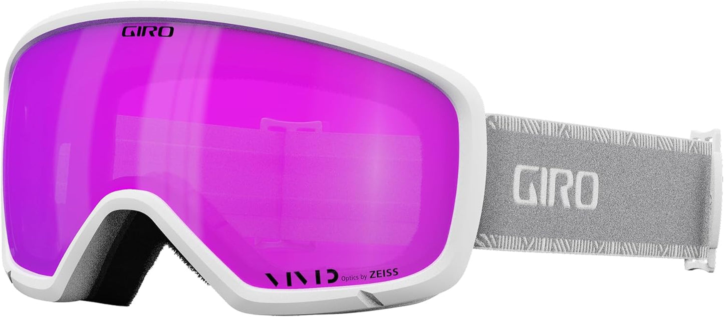 Giro Millie Ski Goggles - Women & Youth - White/Grey/Pink Lens
