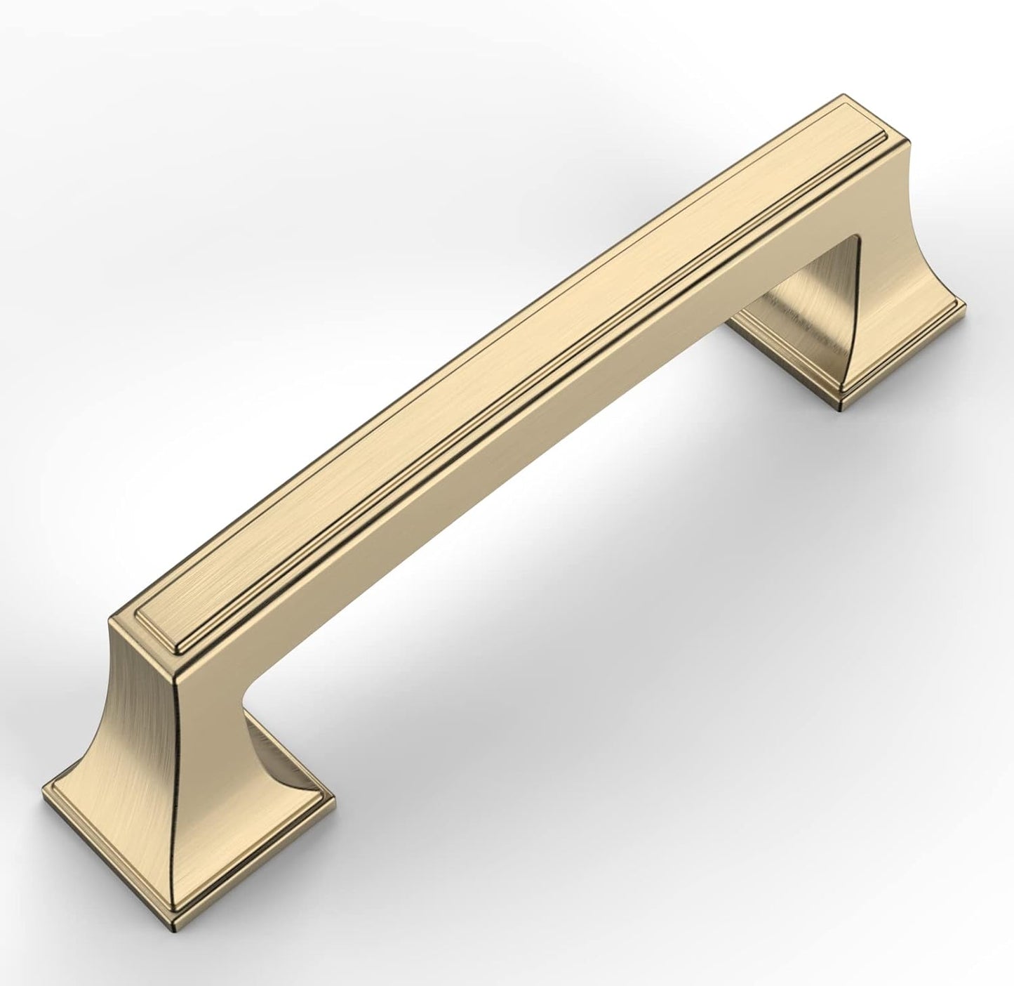 Brushed Brass Cabinet Pulls for Kitchen and Bathroom by Amerdeco