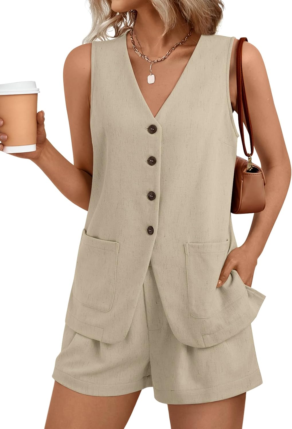 AUTOMET Summer Sets for Women Stylish Two Piece Vacation Outfits