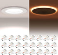 24 Pack 5/6 in LED Can Lights with Night Light - Dimmable 5CCT
