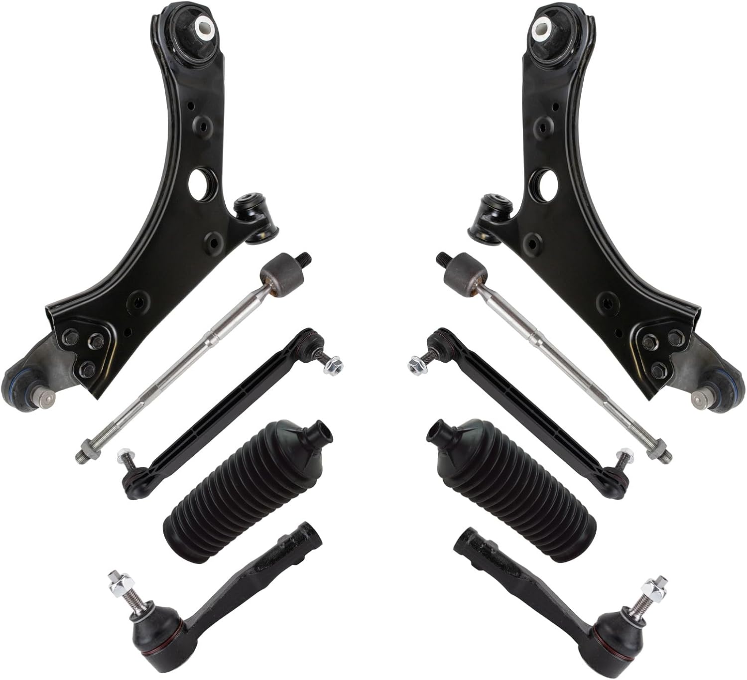 TRQ Front Steering & Suspension Kit for 2017-2020 Jeep Compass