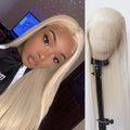 BTWTRY Platinum Blonde Synthetic Lace Front Wig Review