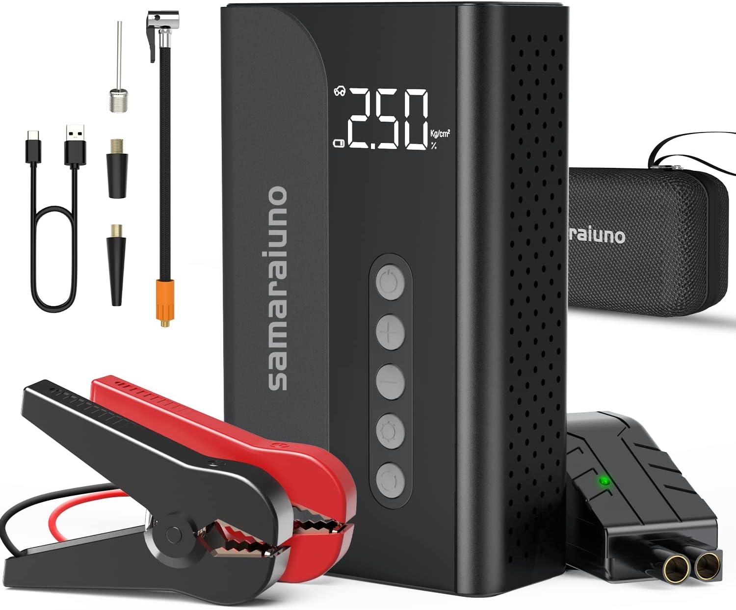 Portable 1000A Jump Starter & Air Compressor