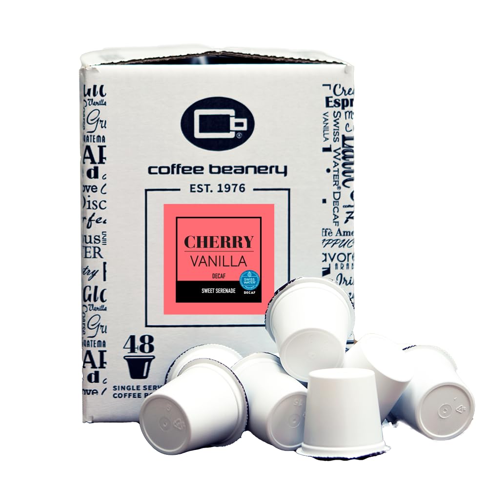 Cherry Vanilla Decaf Coffee Pods by Coffee Beanery - 48ct Gourmet