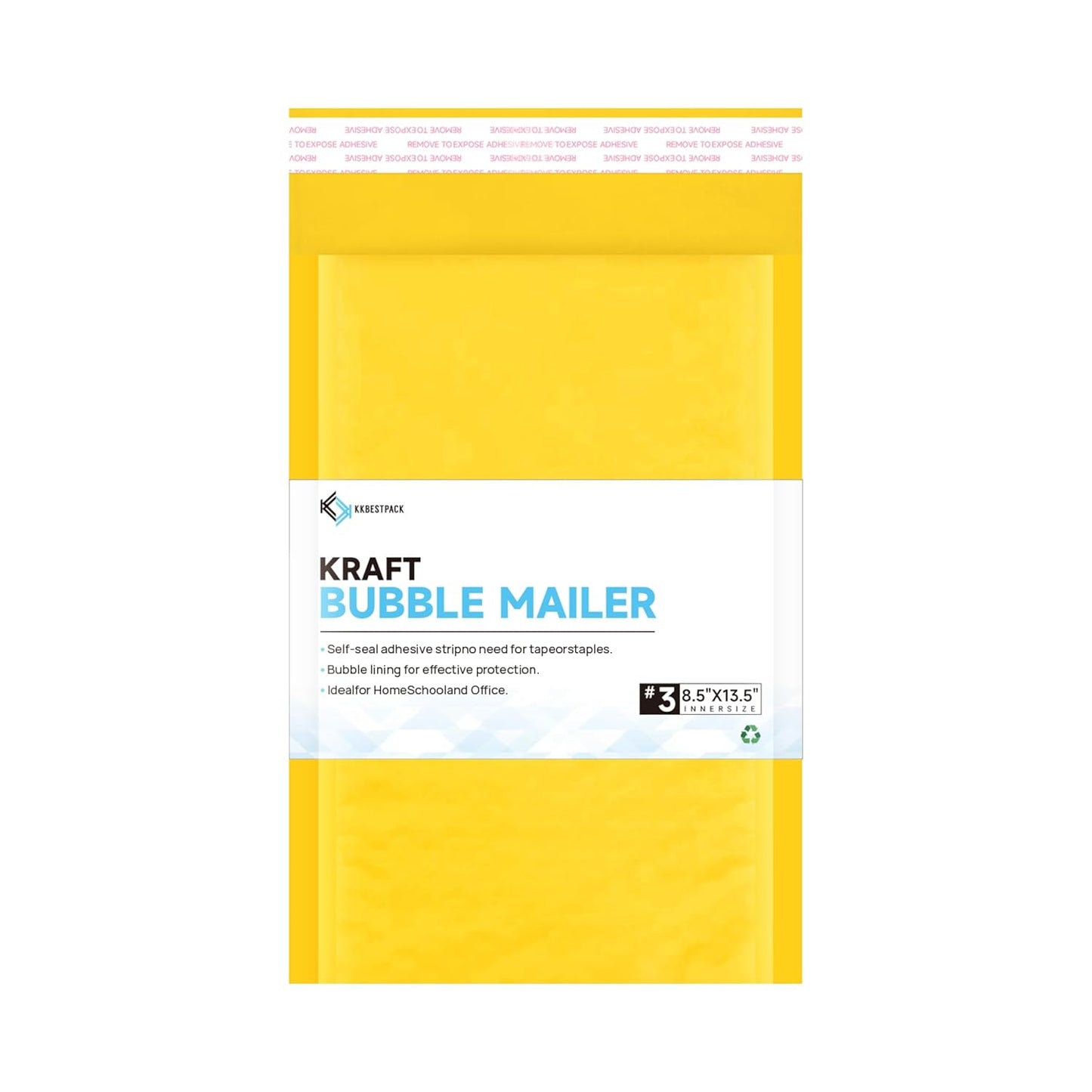 Kraft Bubble Mailers 8.5x14.5 Inch Self-Seal Padded Envelopes