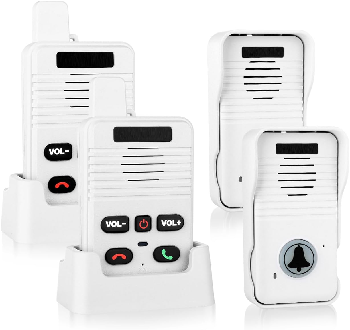 Wireless Hands-Free Doorbell System - 1000ft Range, Easy Install