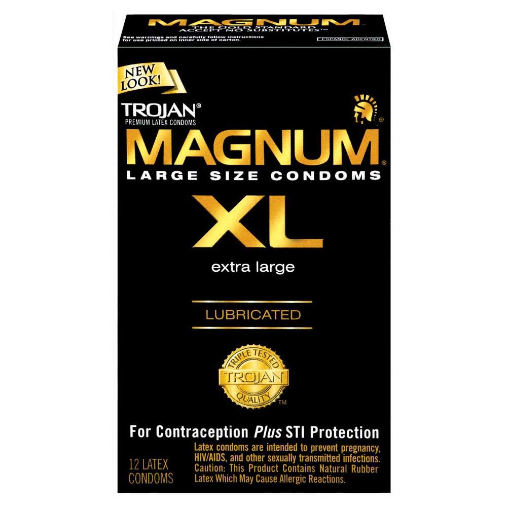 TROJAN MAGNUM XL 60 Pack - Ultimate Comfort and Protection