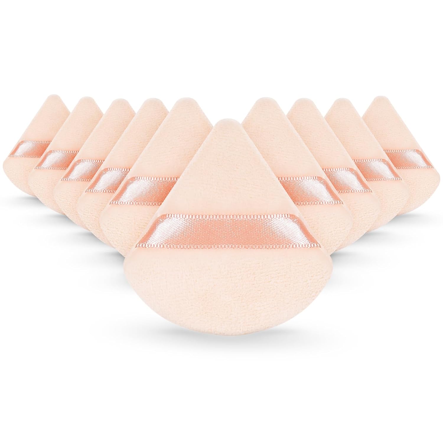 Soft Triangle Powder Puff Set for Flawless Makeup - JIEYAO