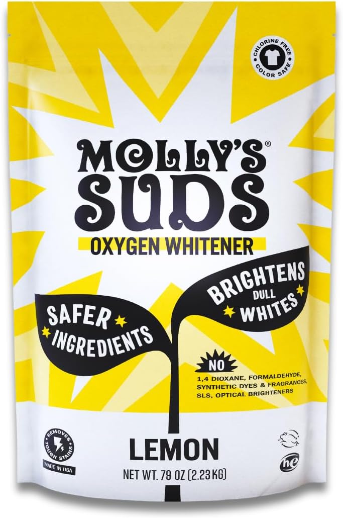 Molly's Suds Oxygen Whitener - Stain-Free Whites!