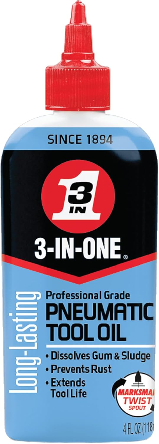 3-IN-ONE Pneumatic Tool Oil for Optimal Performance and Care