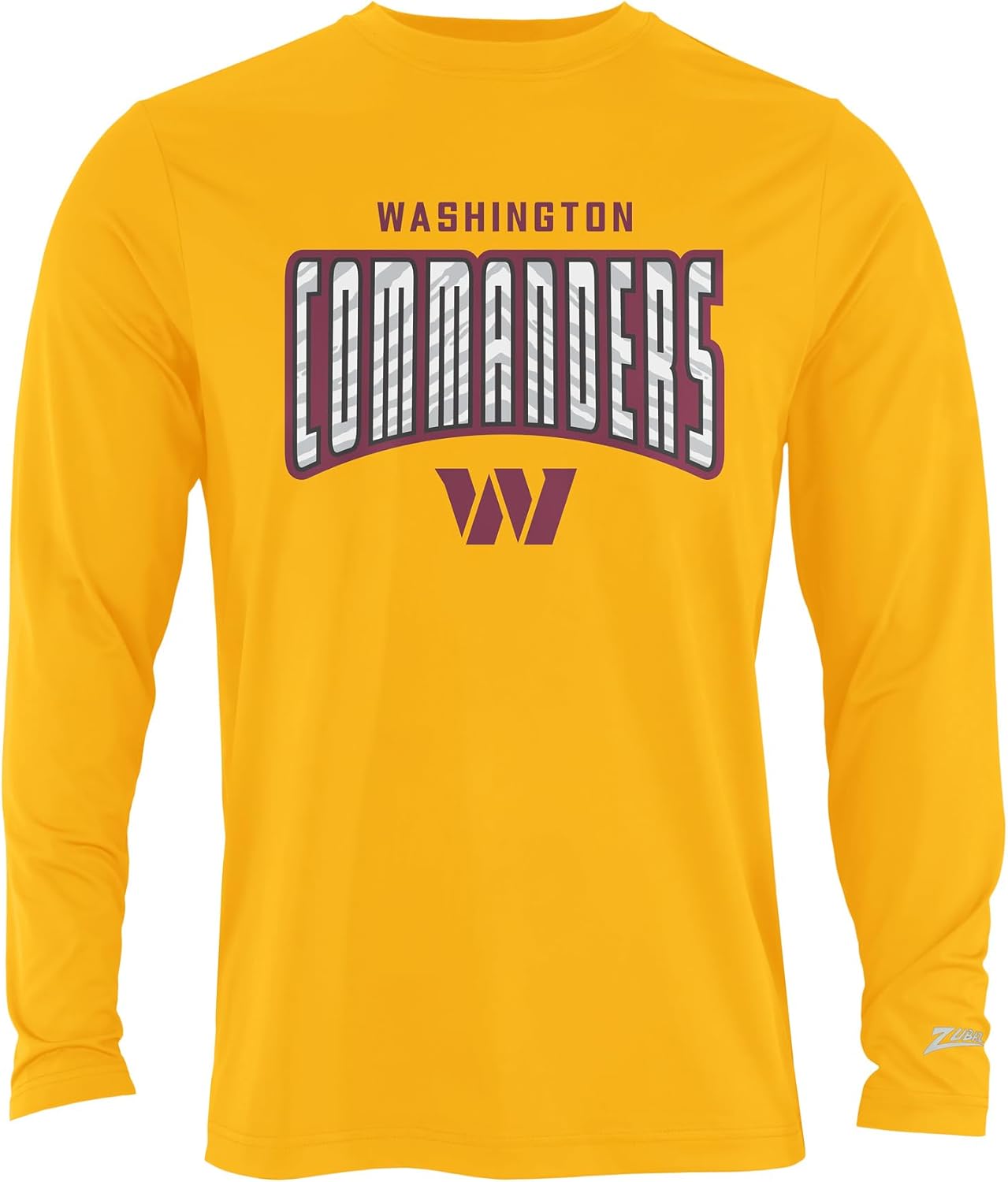 Zubaz NFL Men's Long Sleeve Team Graphic T-Shirt for Fans