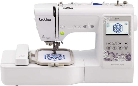 Brother SE600 Sewing & Embroidery Machine: 80 Designs, Computerized, LCD Display