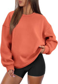 ATHMILE Oversized Sweatshirt for Women - Cozy Fleece Crewneck