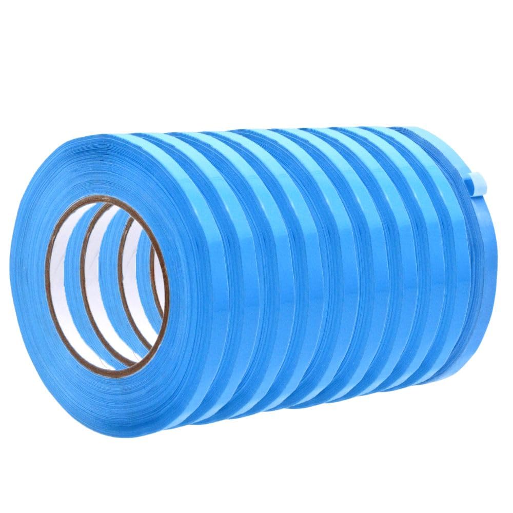 WOD Light Blue Produce Poly Bag Sealing Tape for Packaging