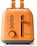 BUYDEEM DT620 2-Slice Toaster with Extra Wide Slots and Retro Design