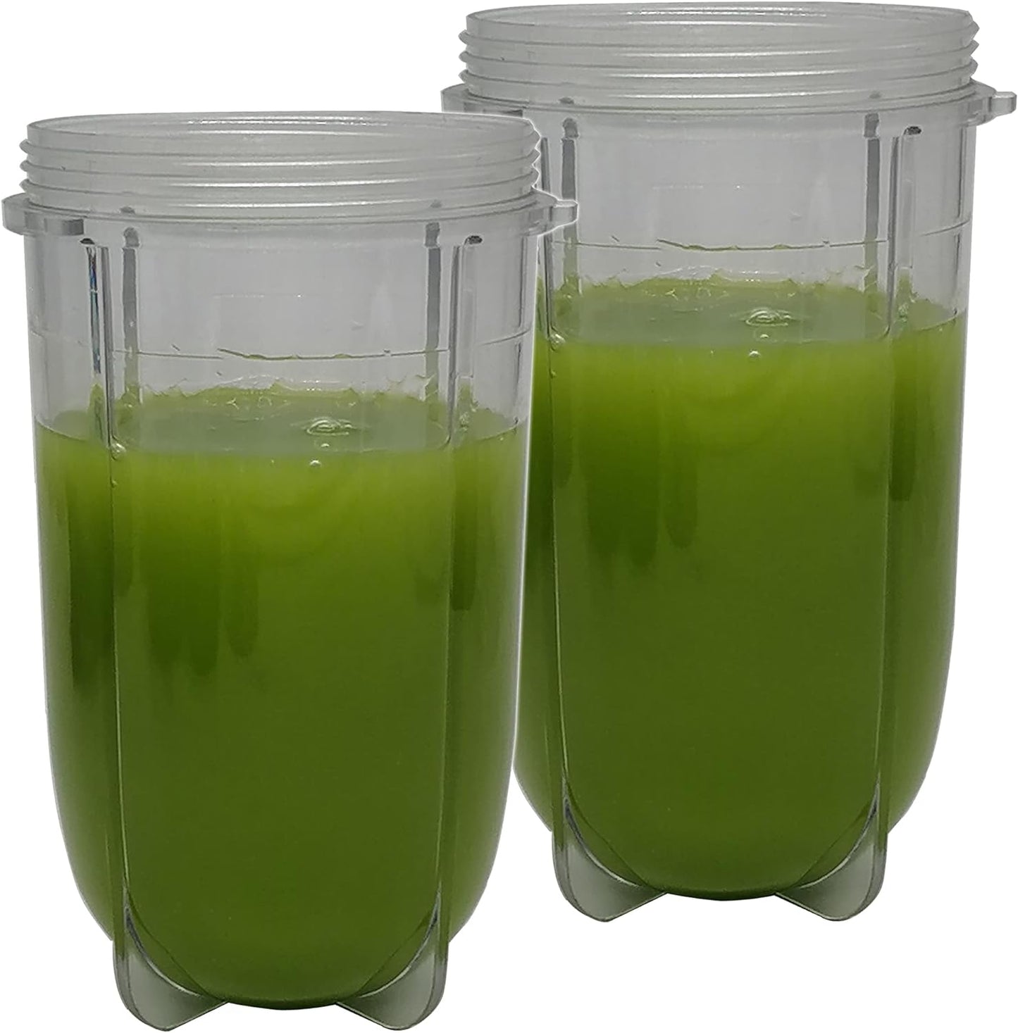 2pcs Tall 16oz Replacement Cups for Magic Bullet - Upgrade Your Blender Experience!