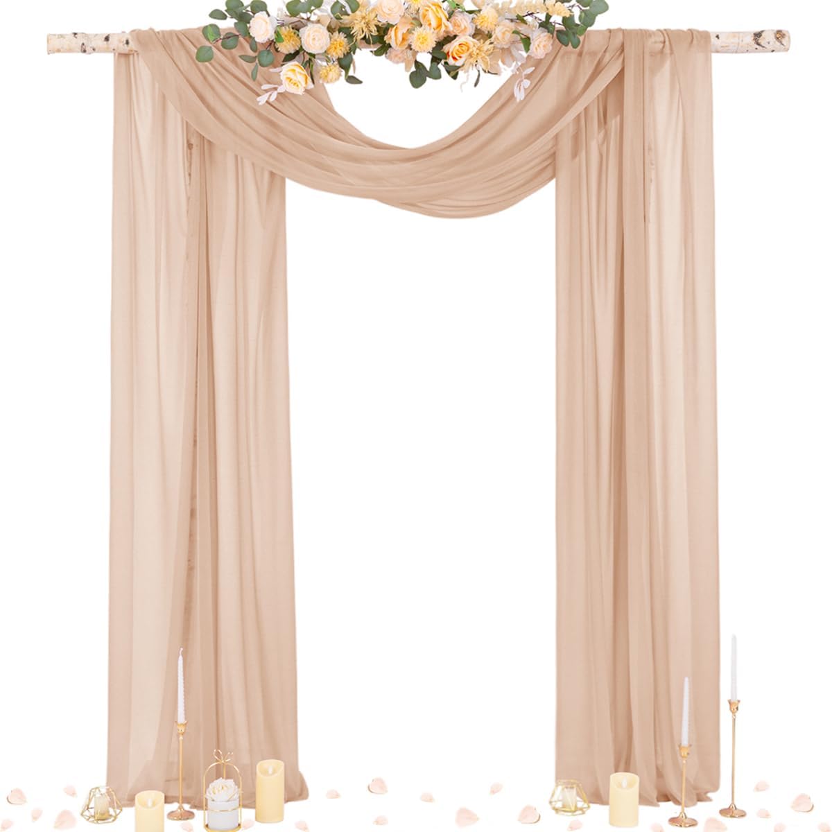 Socomi Wedding Arch Draping Fabric for Elegant Events Decor