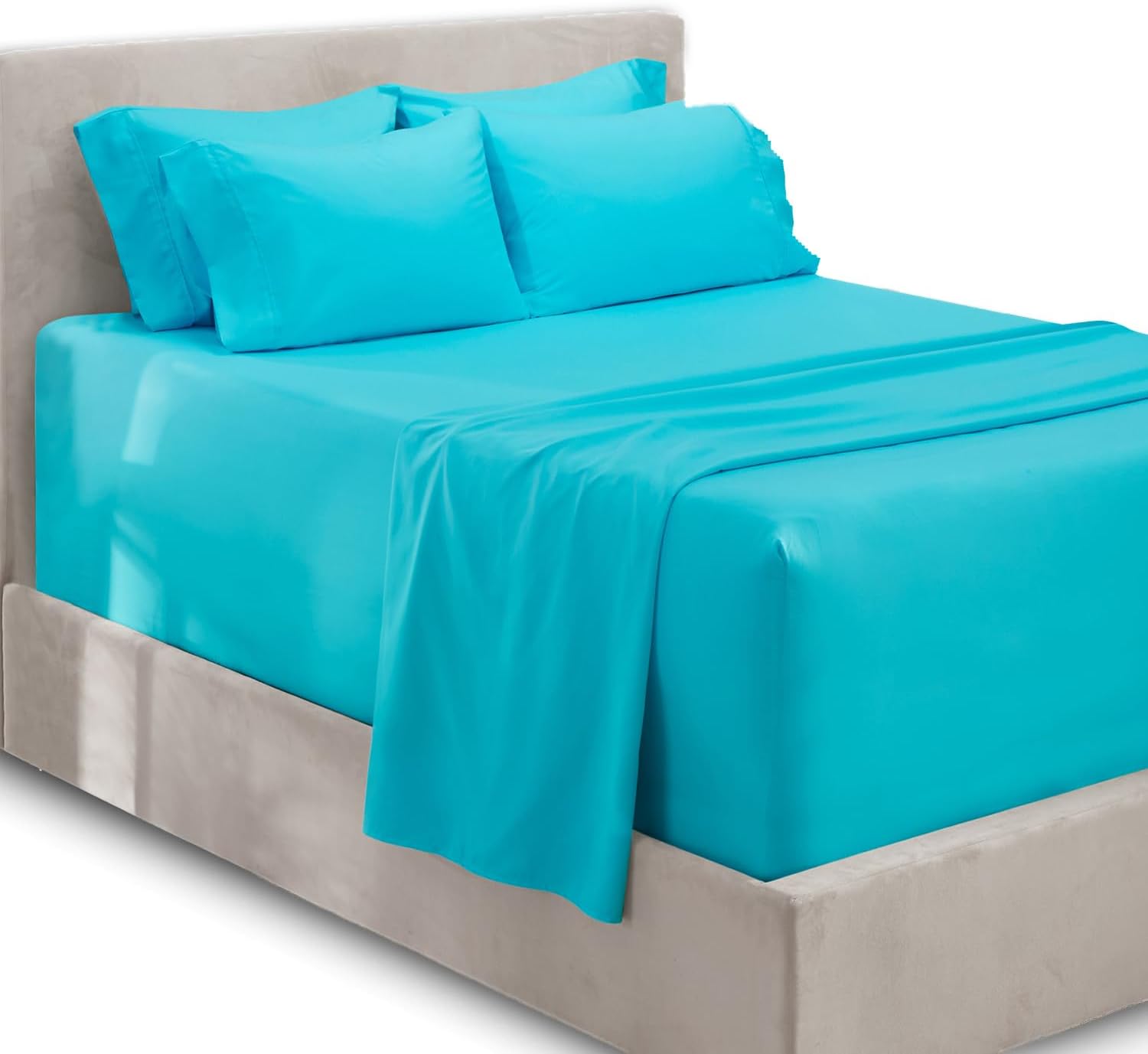 Hearth & Harbor Bed Linen Set - Split King Size, Beach Blue