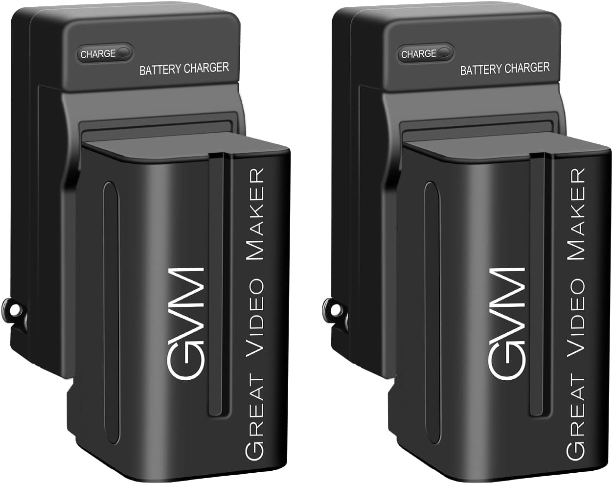 GVM NP-F750/770 Battery and Charger Pack for Extended Use