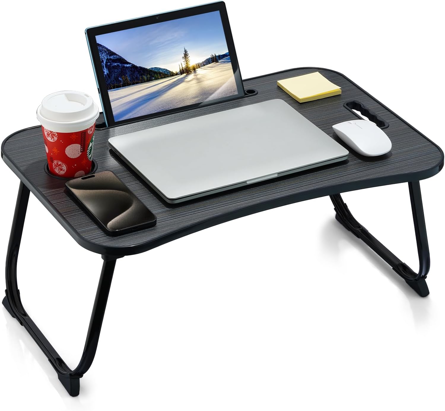 Portable Laptop Bed Desk - Work, Write, Eat Anywhere!