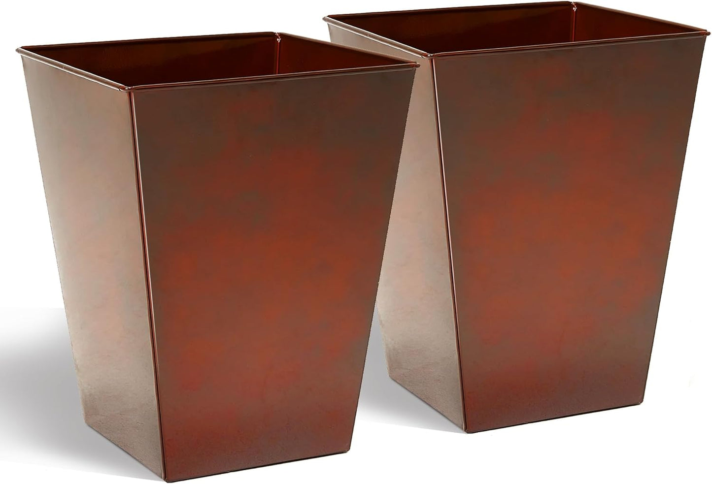 KOL 18ft'H Bright Glazed Planter Set of 2 for Indoor Outdoor Use