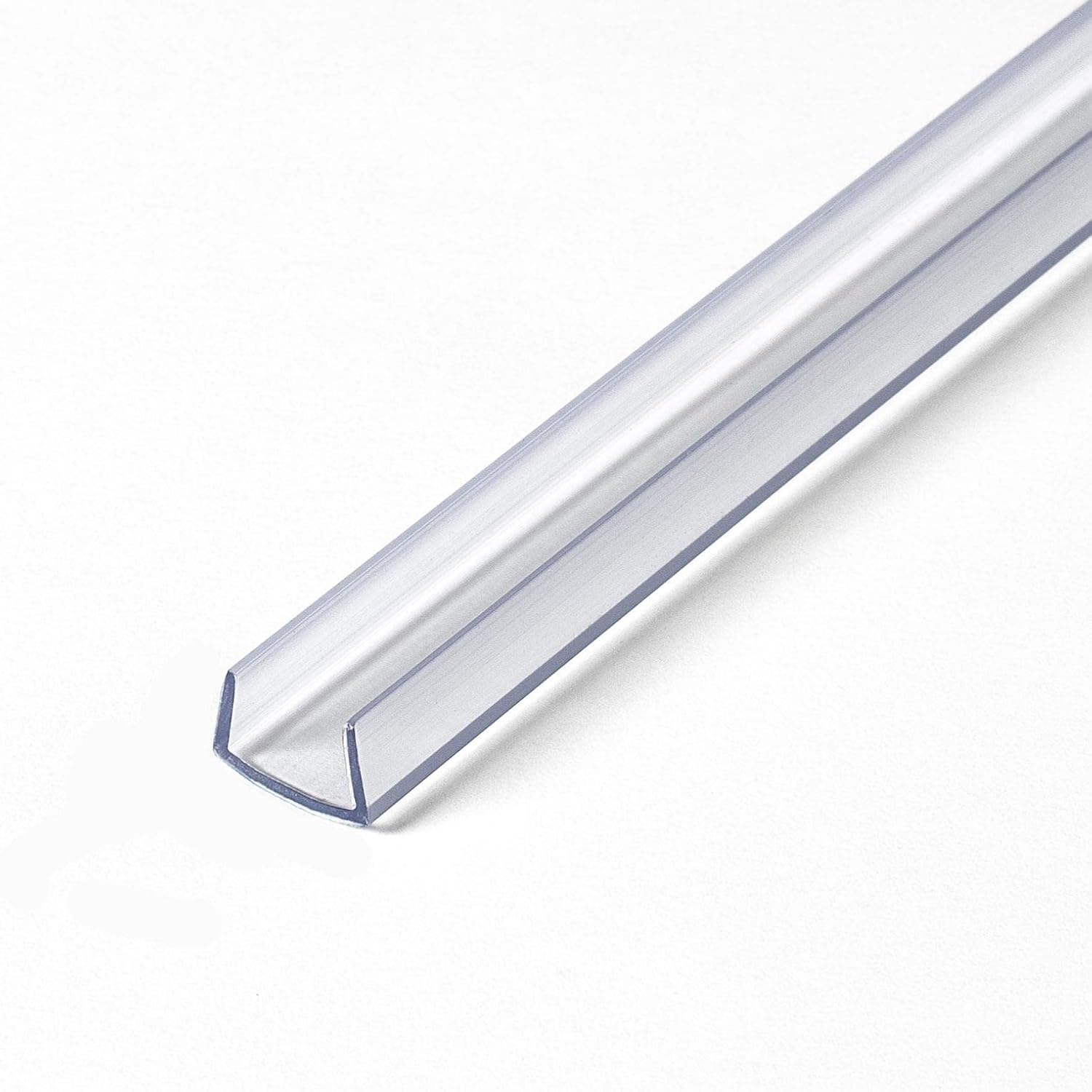 Clear Rigid Vinyl U-Channel for Panel Edging and Protection