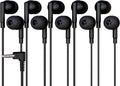 5 Pack Bulk Headphones Wired Earbuds for Kids, Teens, Adults