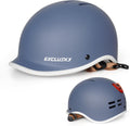 Exclusky Bike Helmet for Adults - Adjustable Helmet with USB Rear