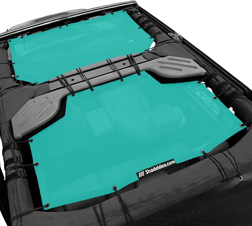 Shadeidea JK Sun Shade Top for Jeep Wrangler JKU - UV Blocker