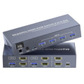 8K60Hz 4K120Hz HDMI KVM Switch 2 Monitors 2 Computers - Dual Monitor