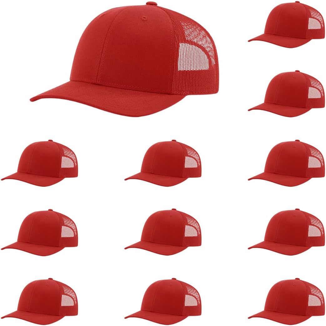 Richardson 112 Classic Six-Panel Adjustable Snapback Trucker Cap