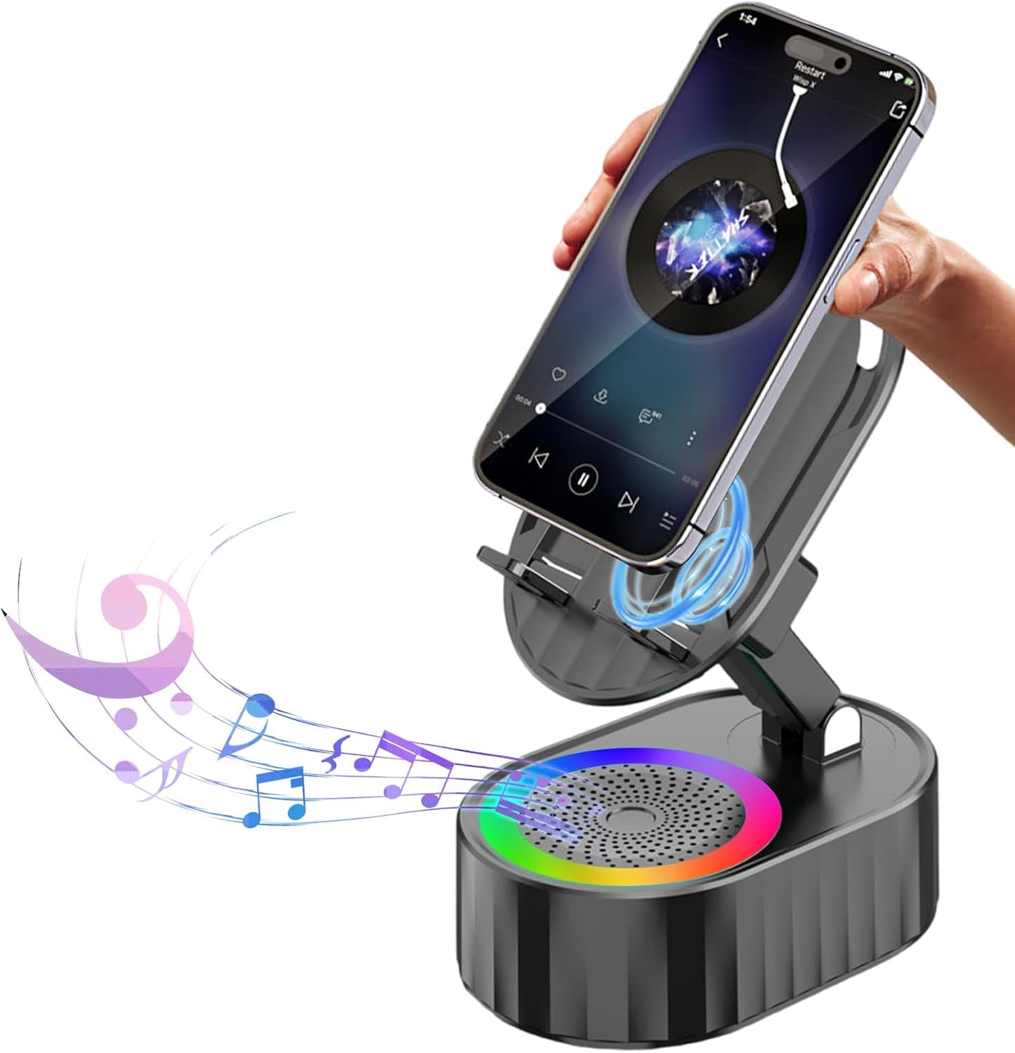 5in1 Induction Speaker Gift - Wireless & Rechargeable!