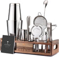 Premium 15-Piece Mixology Bartender Kit - Complete Stainless Steel Set