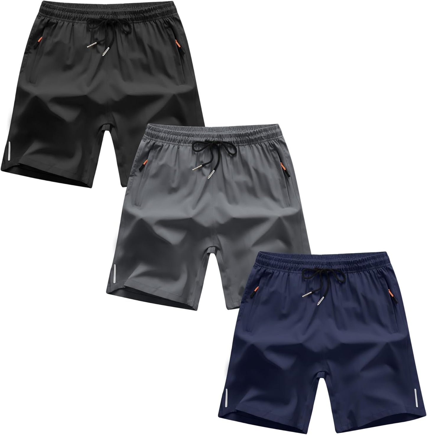 Boy's Athletic Shorts Quick Dry Workout Shorts for Active Kids