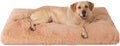 Bedfolks XXL Dogs Crate Bed 47x29 - Plush Waterproof Pad