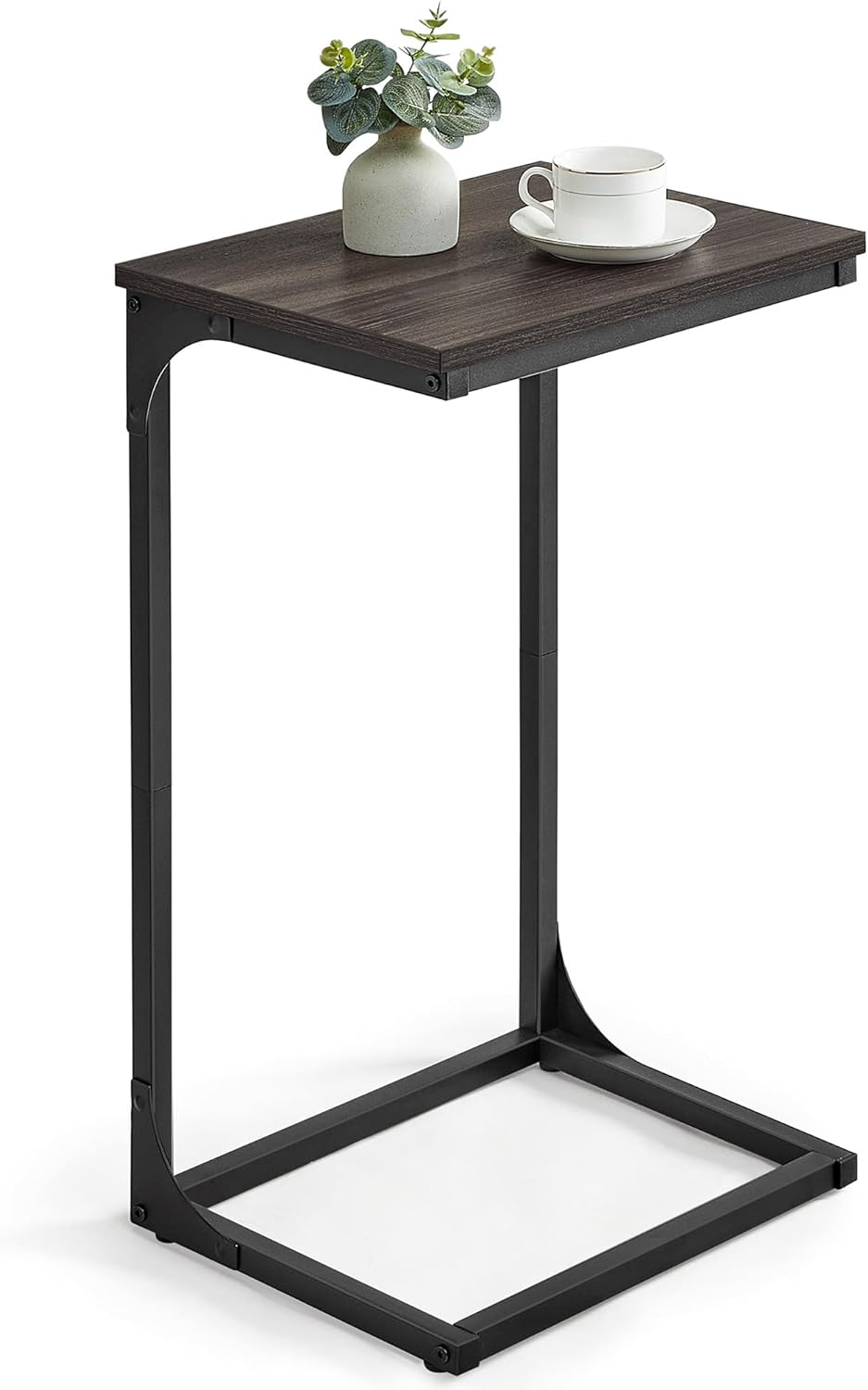 VASAGLE C-Shaped End Table for Sofa, Couch, and Living Room